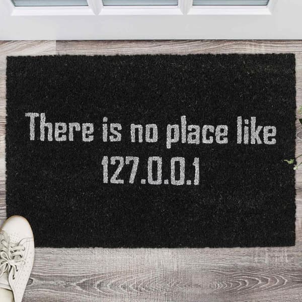 Dørmatte kokosfiber "127.0.0.1"