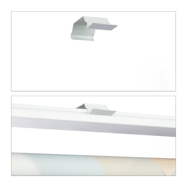 Rullegardin til brusebad med geometrisk design