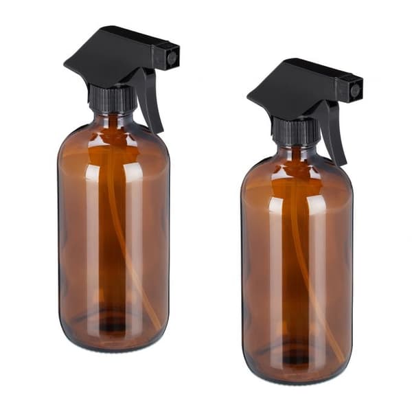 Sprayflaske glas brun, sæt med 2 stk