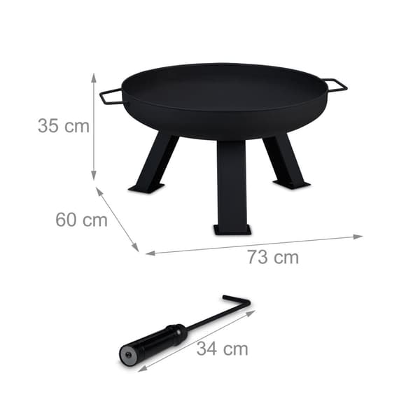 Ildskål 60 cm
