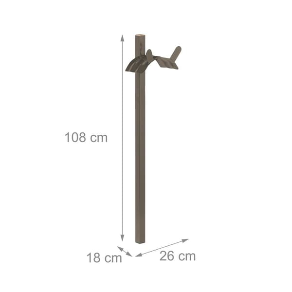 Fritstående slangeholder