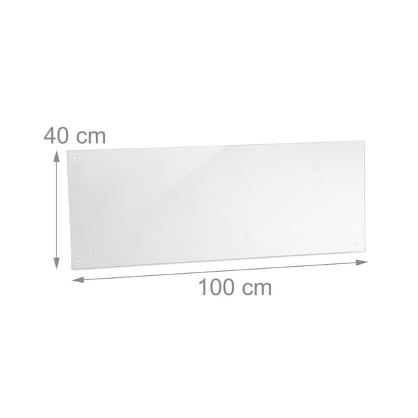 Sprutbeskyttelse for kjøkken 100 cm