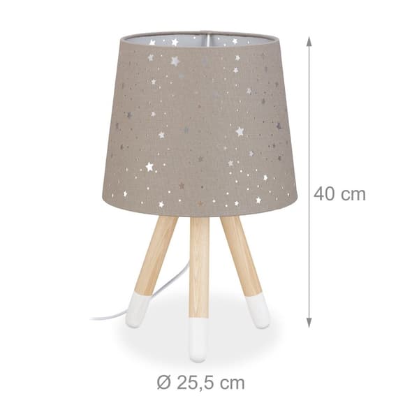 Bordlampe Barnerom Stjerner