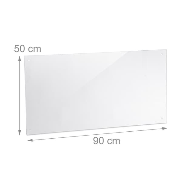 Sprutbeskyttelse til kjøkken 90 cm