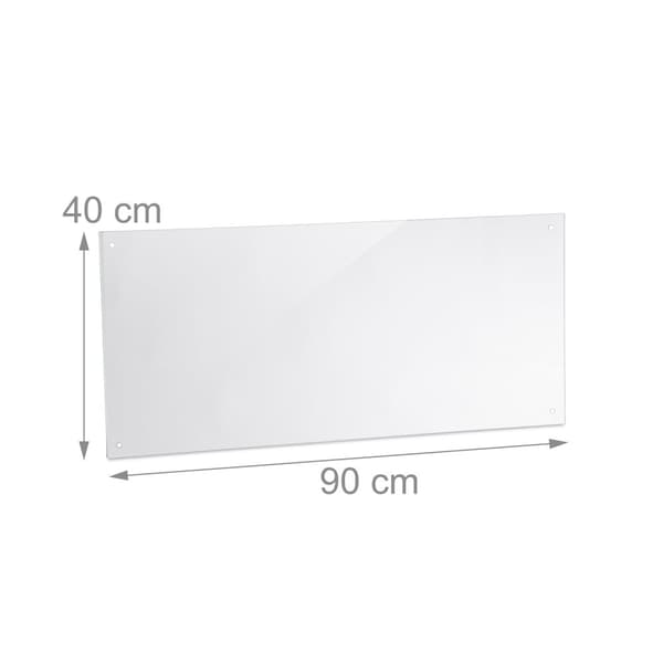 Sprutbeskyttelse til kjøkken 90 cm