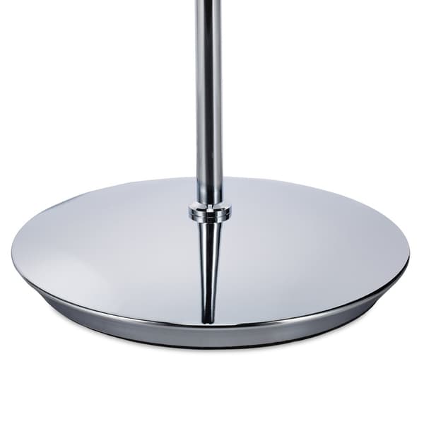 Gulvlampe med stoffskjerm