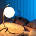 Miniatyrbilde 5 av 9: Buet bordlampe med globusform