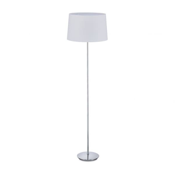 Golvlampa med tygskärm