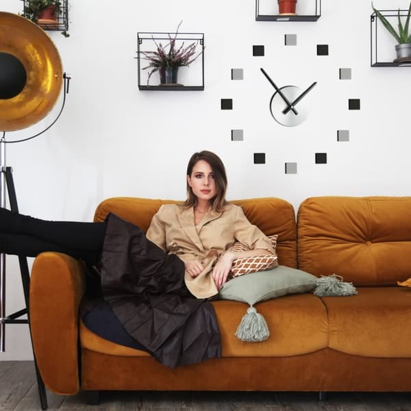 Veggklokke DIY moderne