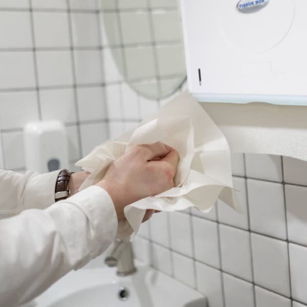 Papirhåndklæde dispenser væg