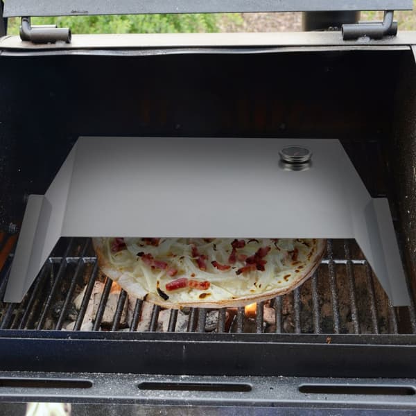 Pizzalisä grilliin Ruostumaton teräs