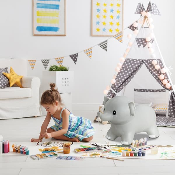 Sprettende dyreelefant