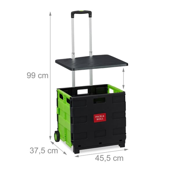 Sammenleggbar handlekurv