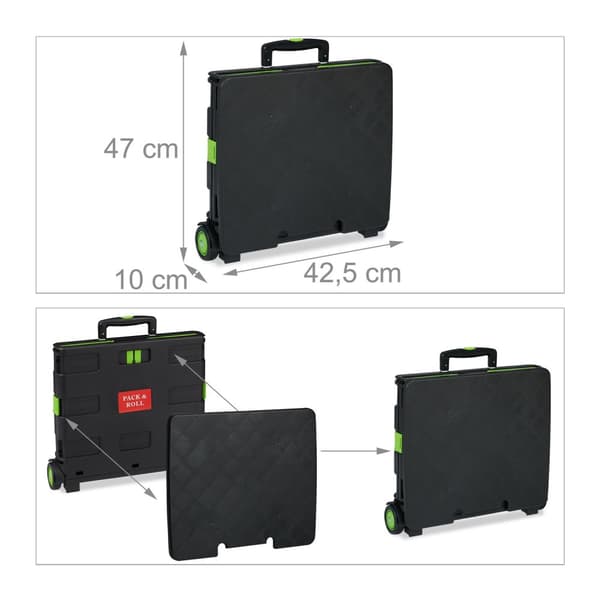 Sammenleggbar handlekurv