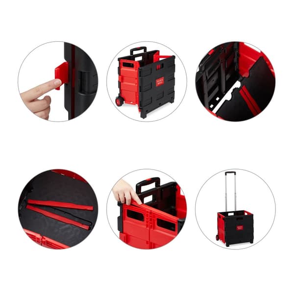 Sammenleggbar handlekurv