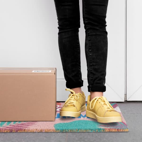 Dørmatte kokosfiber "Hei sommer"