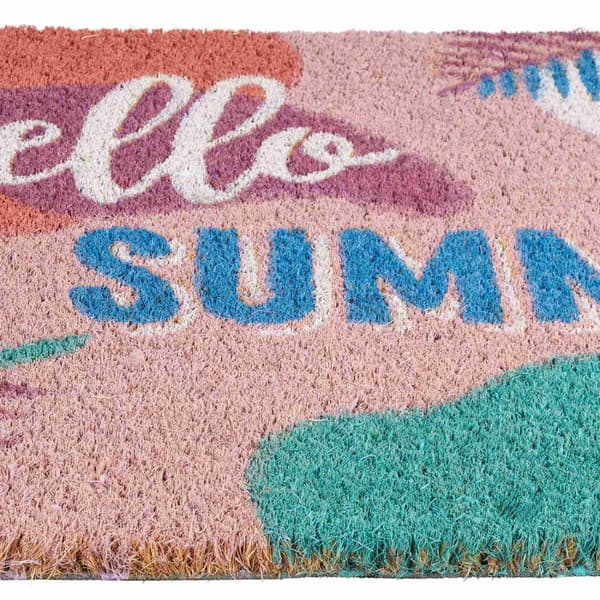 Dørmatte kokosfiber "Hei sommer"