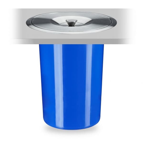 Avfallsbeholder for benkeplate 8 liter