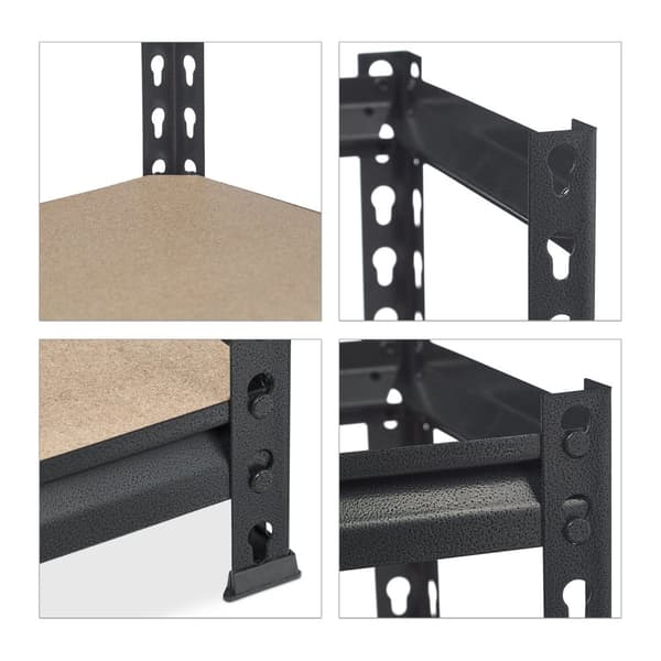 Oppbevaringshylle 1800 kg sort