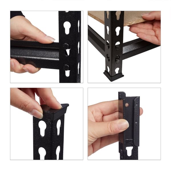 Opbevaringshylde sort