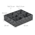 Miniatyrbilde 4 av 7: Oppbevaringskurv med 5 rom