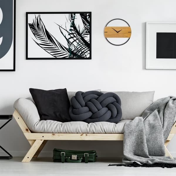 Veggklokke design i tre