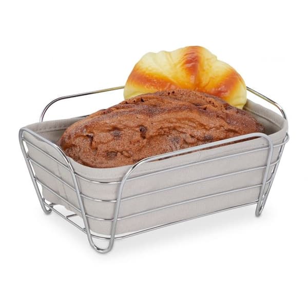 Metalbrødkurv med låg