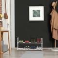 Miniatyrbilde 2 av 7: Skohylle hvit, i metall
