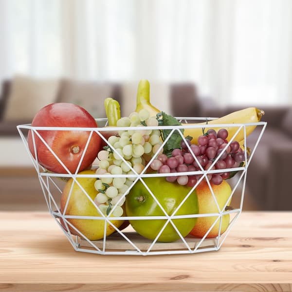 Fruktkurv med gitterdesign