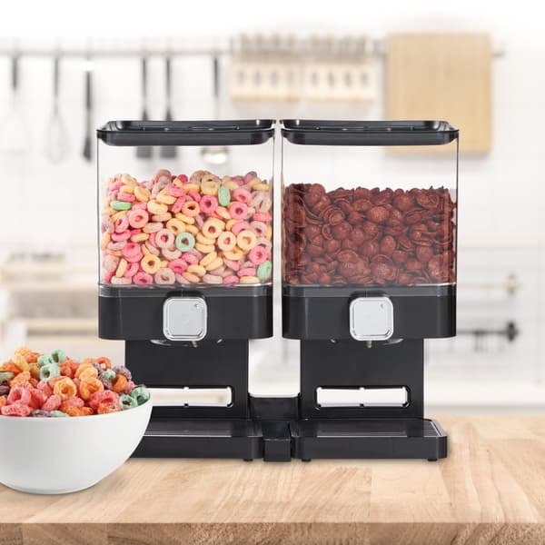 Dobbel korndispenser
