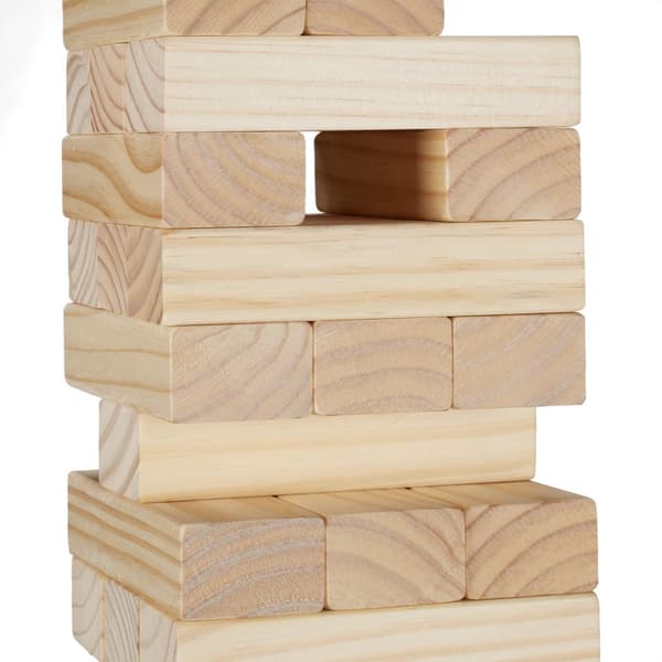 XL Wobble Tower Wood