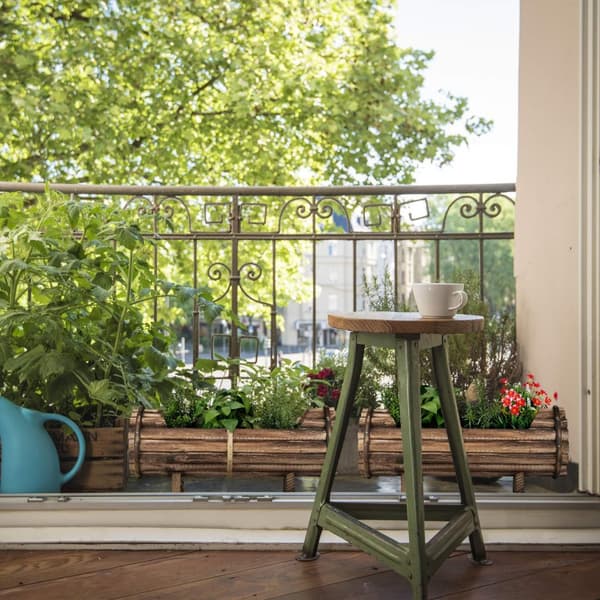 Blomsterkasse træsæt med 2 stk