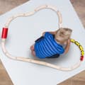 Miniatyrbilde 5 av 7: Hvit gulvbeskyttelsesmatte i sett med 8 stk