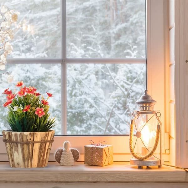 Blomkruka i trä i 3 storlekar