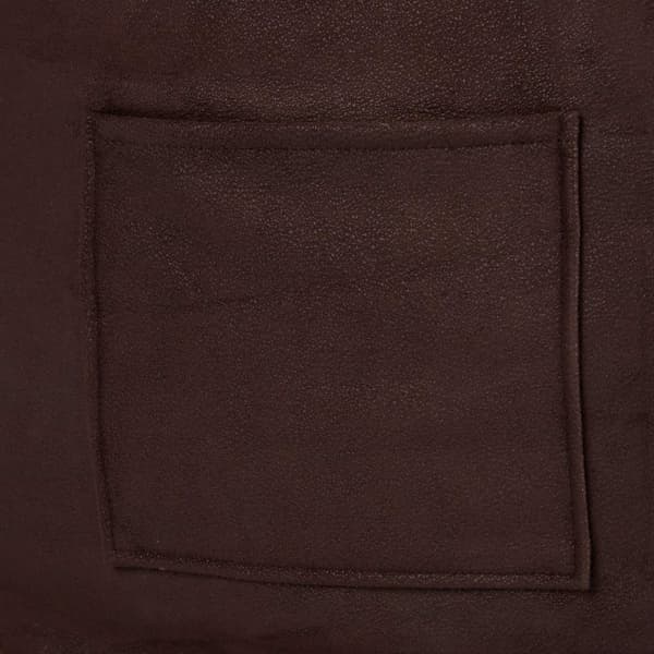 XXL Beanbag i semsket skinn