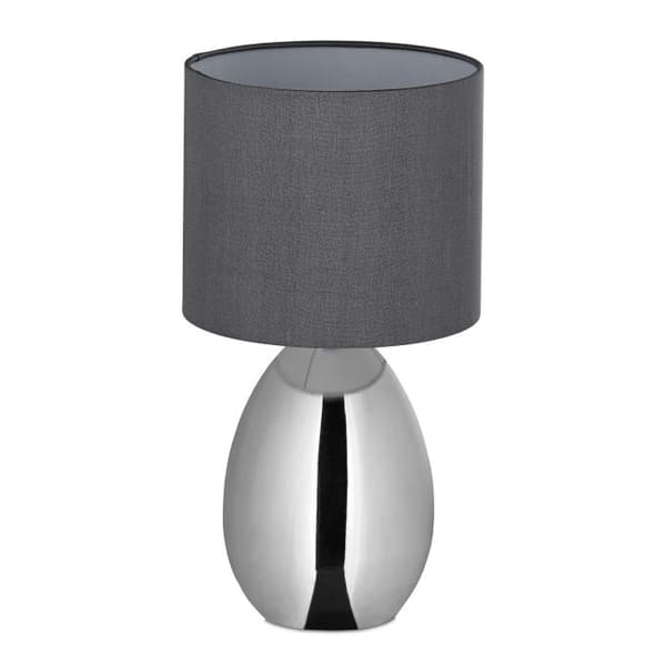 Nattlampe med touch-funksjon sølv