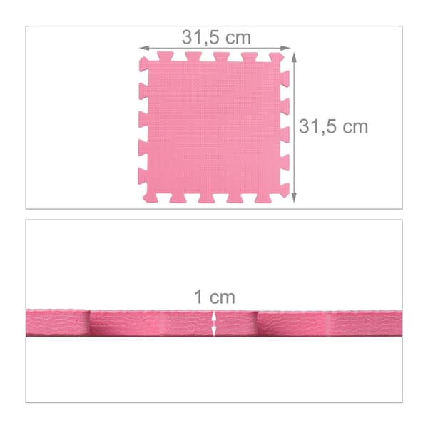 palapelimatto 25 palalla ja reunuksella