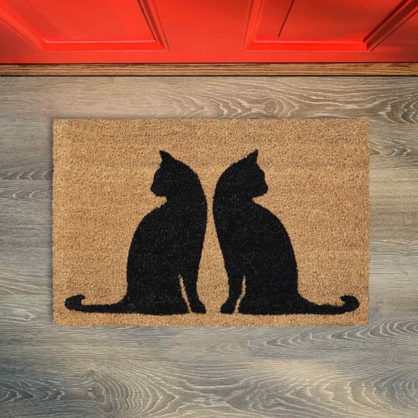 Dørmatte kokosfiberkatter