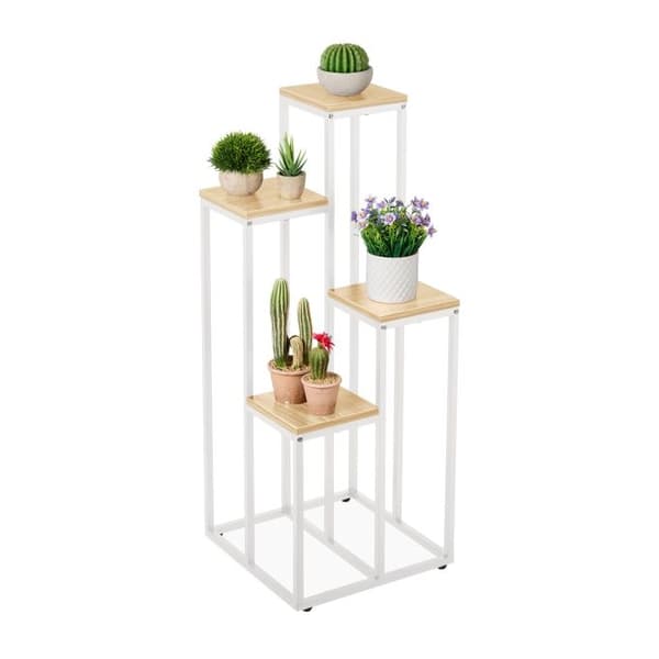 Blomtrappa vit i 4 plan