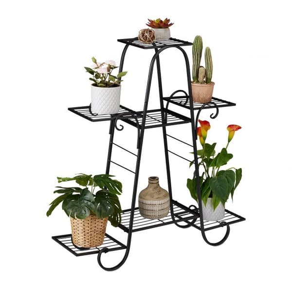 Blomstertrappor i metall