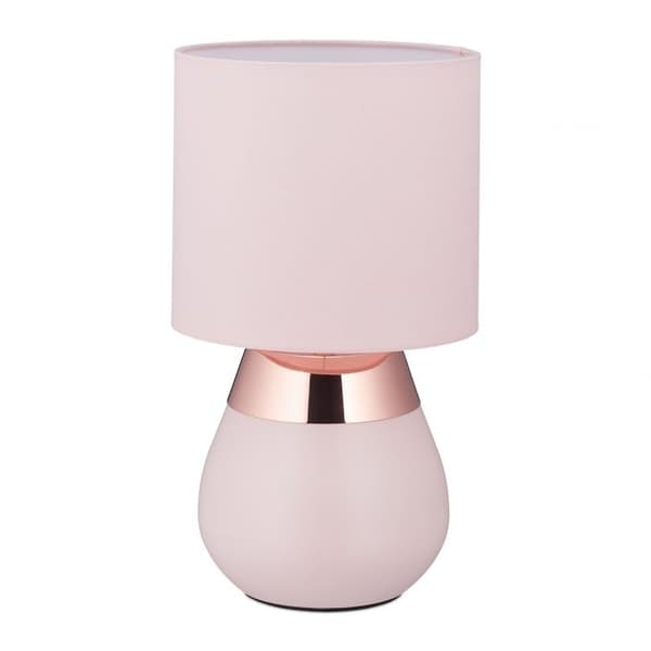 Sänglampa med touchfunktion rosa