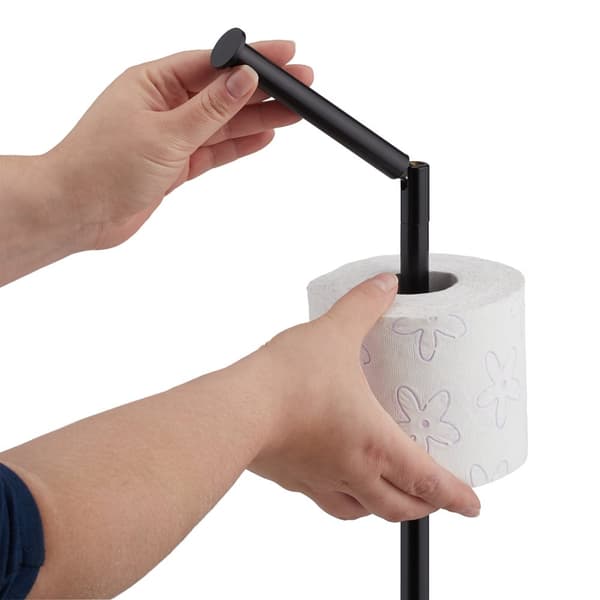Sort toalettpapirholder