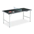 Miniatyrbilde 1 av 9: Sort bordtennisbord med tilbehør