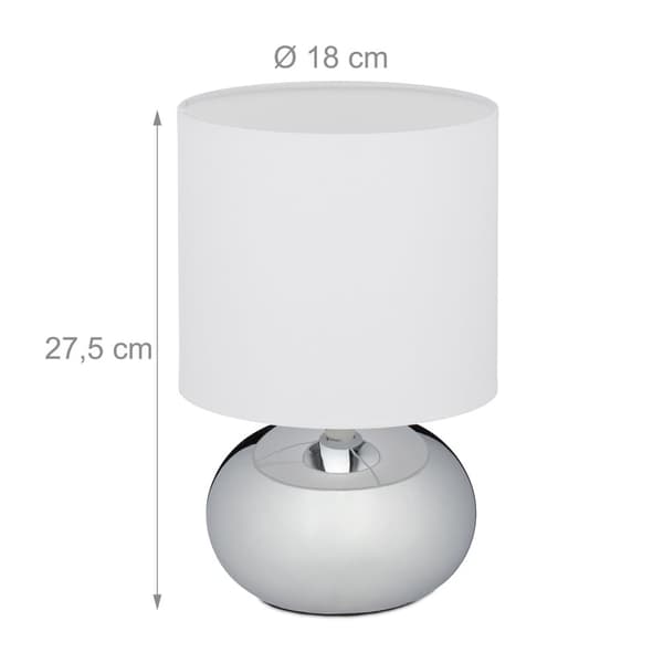 Rund bordslampa med touchfunktion