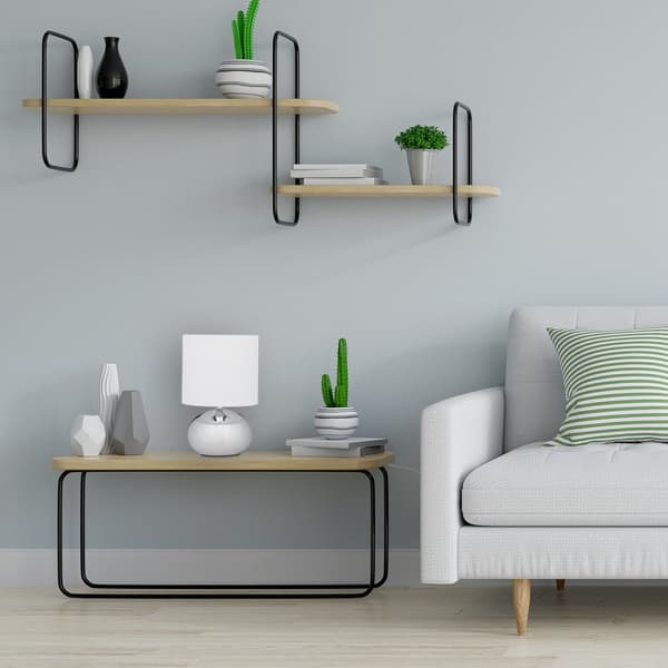 Rund bordslampa med touchfunktion
