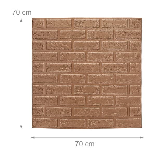 Dekorplast murstein sett med 10 stk