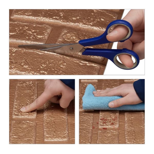 Dekorplast murstein sett med 10 stk