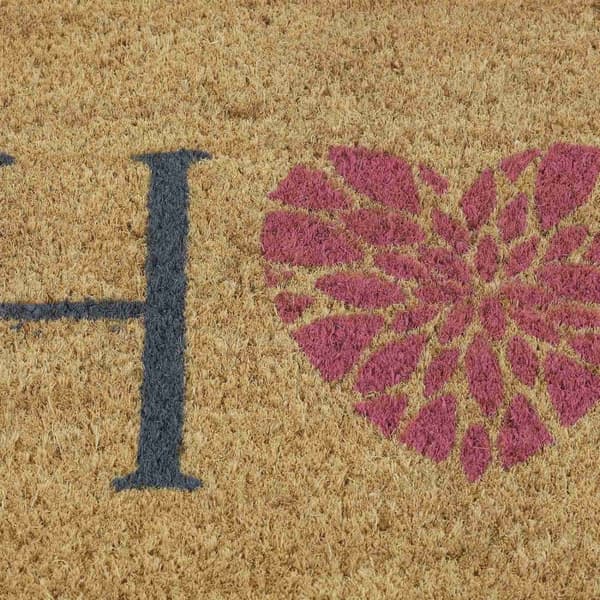 Dørmatte kokosfiber "Hjem"