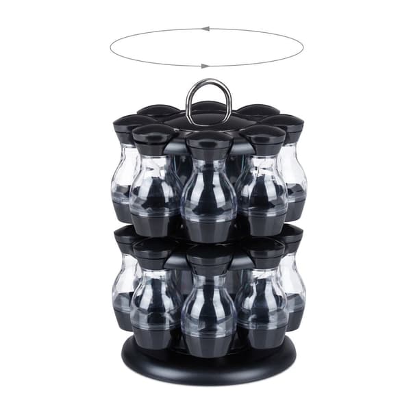 Kryddkarusell med 16 glas