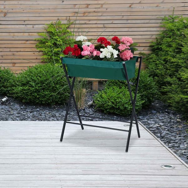 Blomsterkasse på bena sammenleggbar